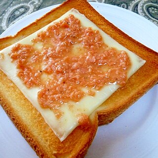 【うま塩】チーズ鮭トースト